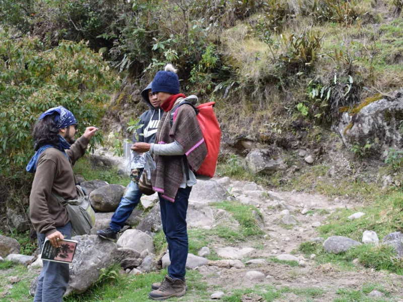 prácticas de estudiantes de la Javeriana Cali en Silvia, Cauca